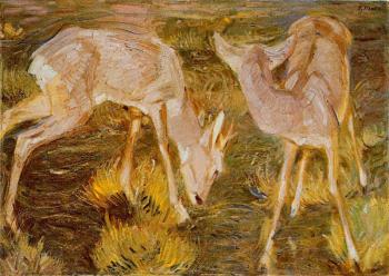 弗朗茨 馬尅 Deer at Dusk 弗朗茨 馬尅 Deer at Dusk